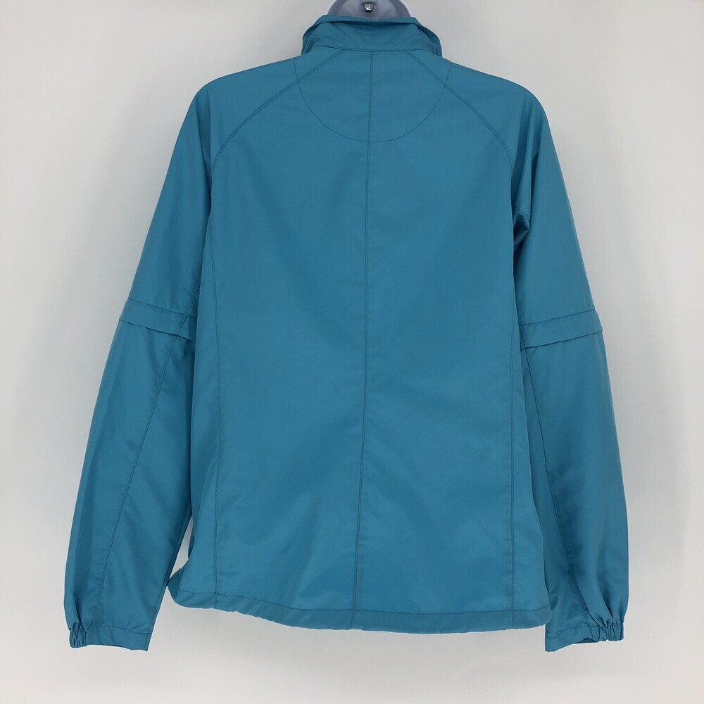 Nike Golf Teal Convertible Sleeve 1/4 Zip Light Jacket Women's Medium (8-10) - Picture 5 of 9